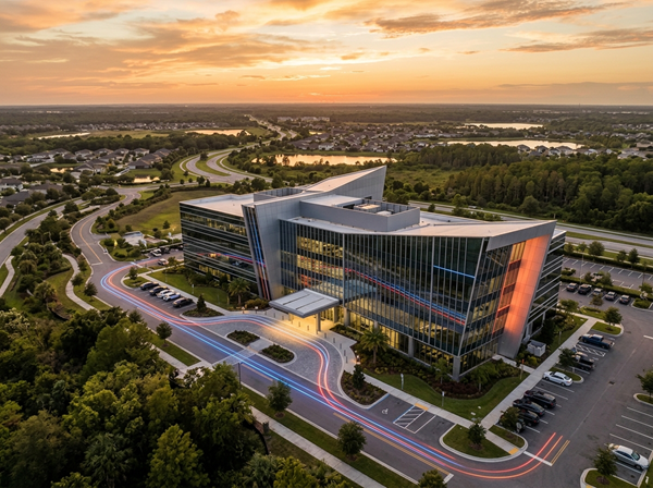 Modern Central Florida business building